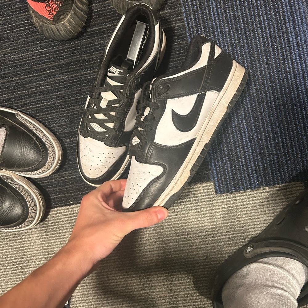 Nike Black and White High-Top Sneakers